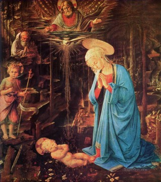 María y el Niño Christian Filippino Lippi Pinturas al óleo